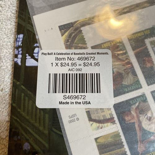 United States, Post Office, PLAY BALL 2012 MAGAZINE Sealed W / Original Stamps - Picture 7 of 7