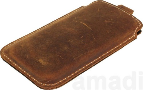 PULL-UP STRIP MADE OF COWHIDE CASE COVER WITH CARD POCKET SLEEVE POUCH FOR PHONE - Bild 6 von 12
