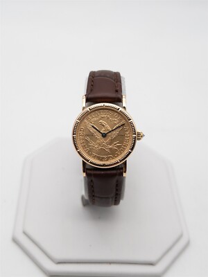 $6000 CORUM $5 LIBERTY US Genuine 1897 COIN 18k 22k Gold - Main Image