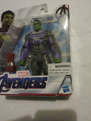 Marvel Avengers Hulk 6" pulgadas Figura de lujo Traje Gamma con Guantelete Infinito - Imagen 2 de 4