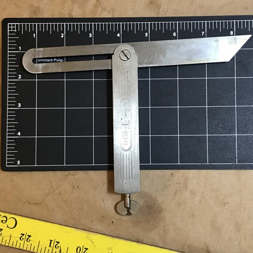 VINTAGE CRAFTSMAN 1950s SLIDING T BEVEL SQUARE 8" STAINLESS BLADE Vgc USA - Picture 9 of 9