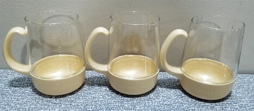 Vtg 1982 SET of 7 McDONALD’S PYREX WARE By Corning Glass & Plastic MUGS Drinkups - Picture 2 of 14