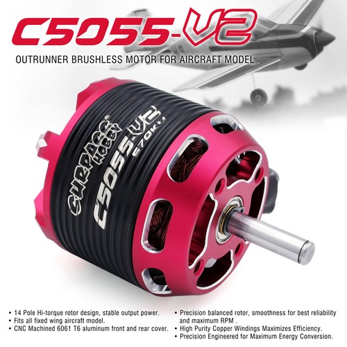 SURPASS HOBBY C28/C35/C42/C50 RC Brushless Motor Outrunner 14 Poles for Aircraft - Picture 17 of 44