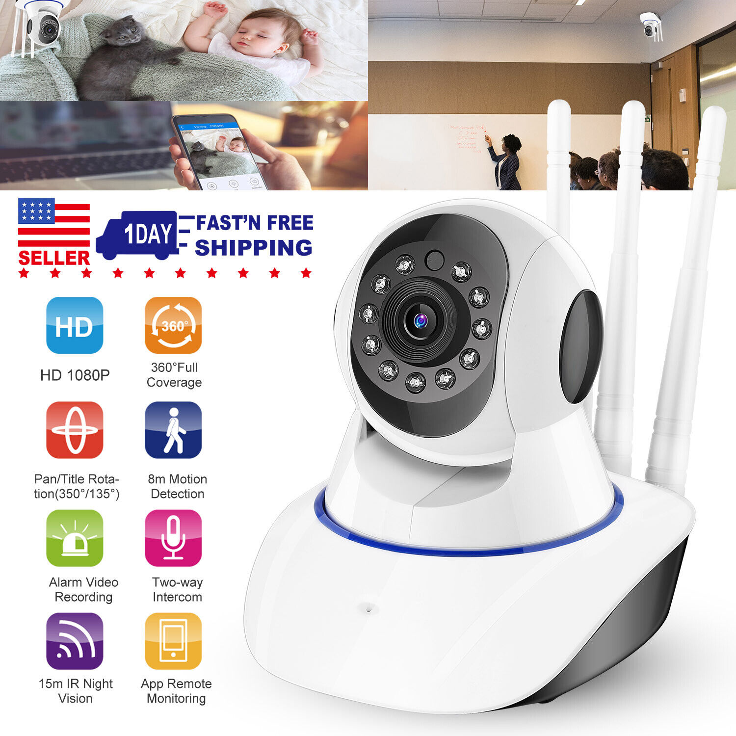 Bat hostility Cafe Wireless Mini WiFi IP Camera HD 1080p Smart Home Security Camera Night Vision for sale online | eBay Bat hostility Cafe Wireless Mini WiFi IP Camera HD 1080p Smart Home Security Camera Night Vision for sale online | eBay