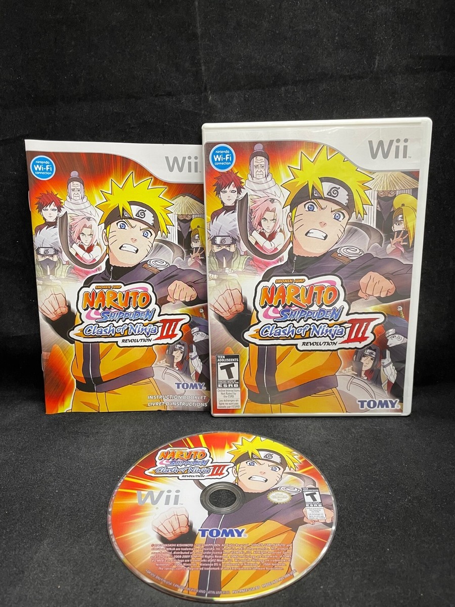 Naruto Clash of Ninja Revolution III (Nintendo Wii) 53941704216|