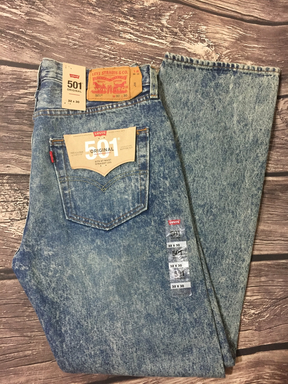 Men's Levi's 32x30 501 Pants acid washed - tiendamia.com