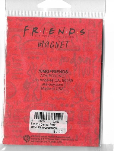 "Friends"" Central Perk IMÁN Phoebe Joey Ross Rachel Chandler Mónica ~ NUEVO~ - Imagen 2 de 2