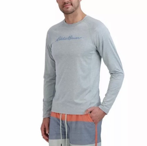 Neu mit Etikett Eddie Bauer schnelltrocknendes langärmliges Rashguard T-Shirt für Herren - Bild 6 von 10