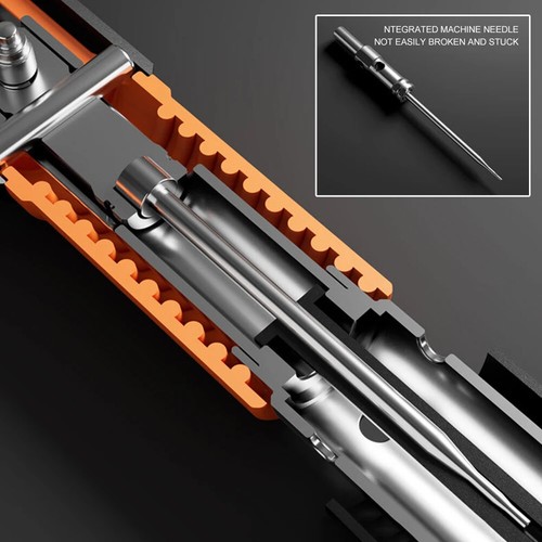 Powerful Concrete Nail Gun Air Nailer Nail Wall Fastening Tool+50PCS Round Nails - Picture 16 of 22