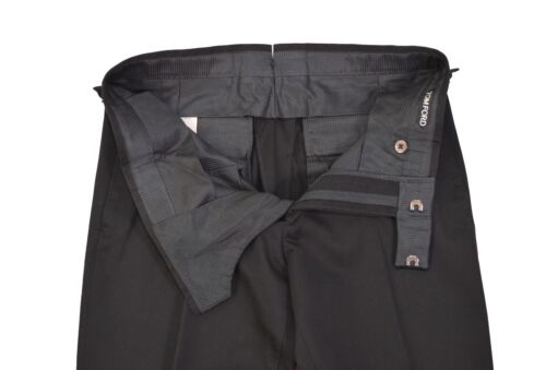 PVP890$ Pantalones para hombre Tom Ford talla 46IT W30 S negros 100 % algodón Italia - Imagen 7 de 10