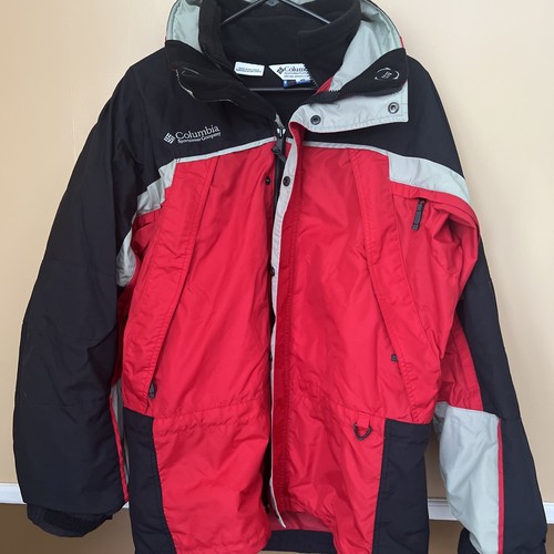 2 in 1 Columbia Mens Medium Coat Core Interchange Ski Jacket Removable Liner - Picture 12 of 16