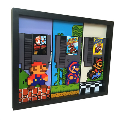 Super Mario Bros 3D Pop Art Brother Nintendo Game Video Game Artwork  Print