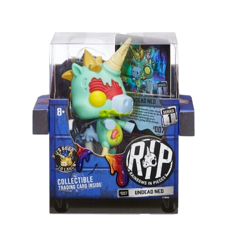 R.I.P. Rainbows in Pieces Dead Unicorn Undead Ned #007 Series 1 Figure Toy NIP - Picture 1 of 7