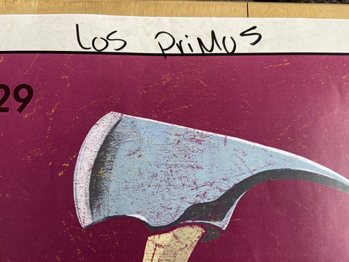 Póster de hacha de Breaking Bad Cousins Luis & Daniel Moncada FIRMADO La Hacha - Certificado de autenticidad BAS - Imagen 2 de 5