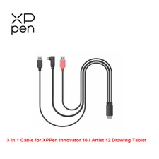 Xp-pen 3 in 1 Cable for Xp-pen Innovator Display 16 / Artist 12 Drawing Tablet 