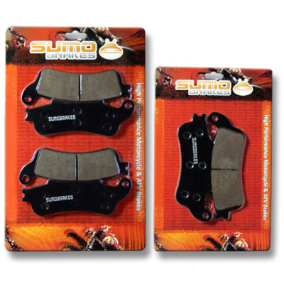 Honda F+R Brake Pads VTX 1800 2002 2003 2004 2005 2006 2007 2008 2009 2010 2011>