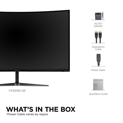 ViewSonic VX3218C-2K 32" Curved LCD Monitor - Picture 5 of 12