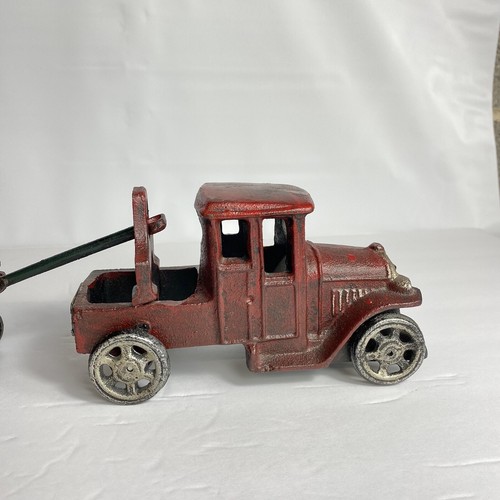 Vintage cast iron truck with trailer - Picture 11 of 12