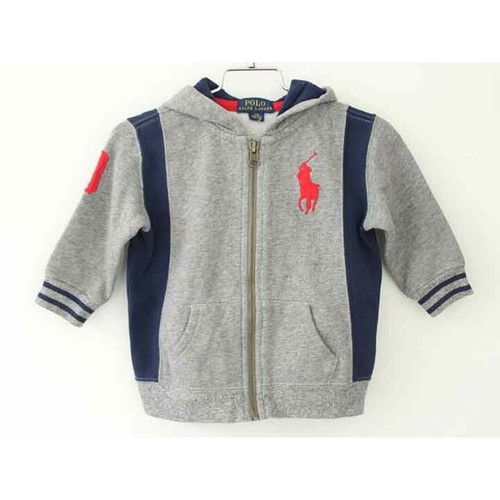 Polo Ralph Lauren Big Pony Zip Front Hoodie Toddler 24 Months - Picture 1 of 7