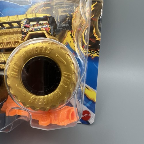 Hot Wheels Monster Trucks 5 Alarm Gold Chase Treasure Hunt 2022 Read Description - Picture 7 of 10