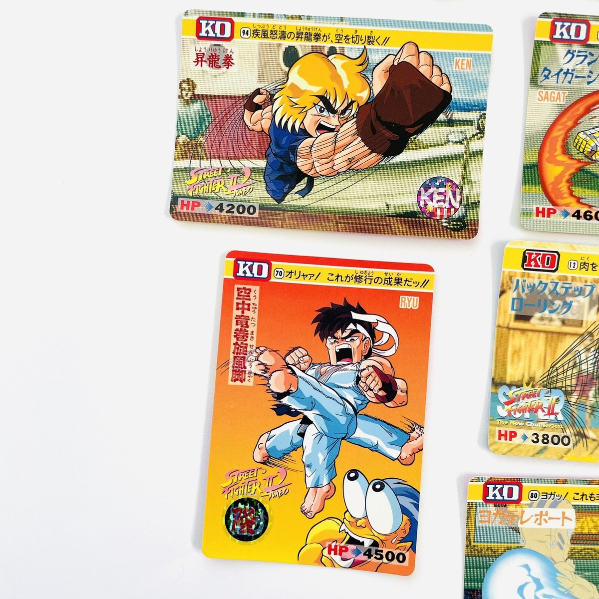 ストリートファイト２カードゲーム 1993 Topps Street Fighters II Complete Set 1-88 + 11/11