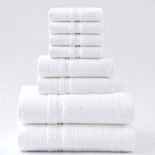 KOILIFE Towels 8Pc Towel Set 2 Bath Towels 2 Hand Towels 4 Washcloths