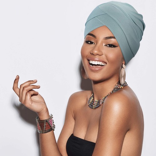 4 Pcs Women Cotton Turban Caps Chemo Headwear Cancer Patient Head Covering Hat - Picture 6 of 7