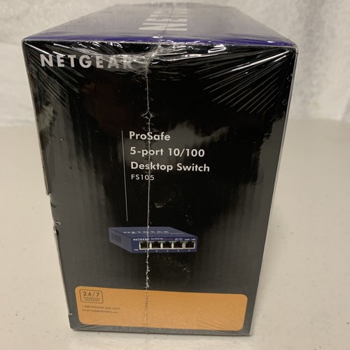 NETGEAR ProSafe (FS105) 5-Ports External Switch New - Zdjęcie 3 z 4