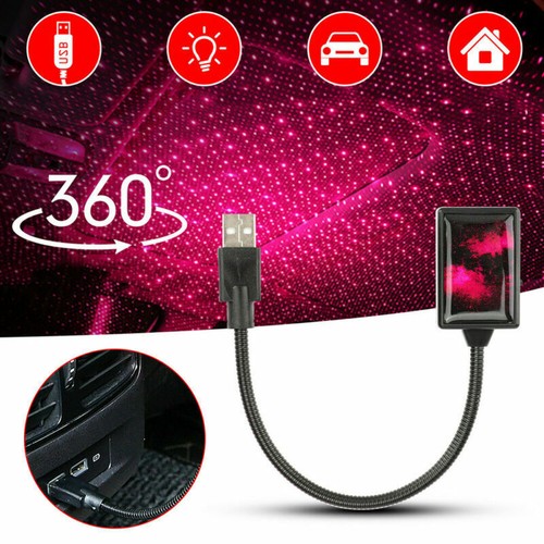 USB Car-Accessories Interior LED-Atmosphere Star Sky Lamp Ambient Night Light *1 - Picture 1 of 12
