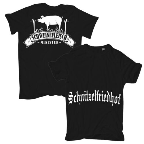 Übergrößen 3XL - 8XL Männer T-Shirt Schnitzelfriedhof übergrössen fleischer - Bild 2 von 7
