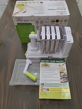 Brieftons 7-Blade Spiralizer: Strongest-and-Heaviest Duty Vegetable Spiral Slice
