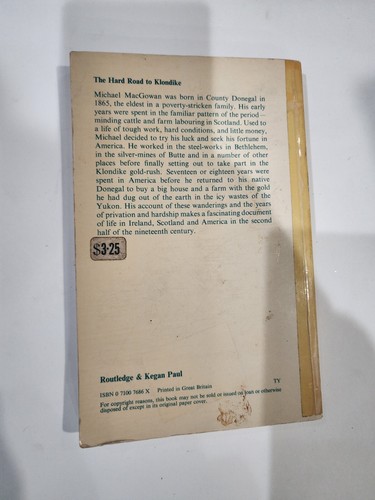 The Hard Road to Klondike by Macgowan, Michael - Picture 2 of 6