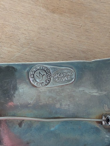 BROCHE FIRMADO WILLIAM SPRATLING PLATA ESTERLINA Y AMATISTA LORO - Imagen 7 de 7