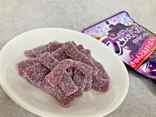 Japan Gummies Bourbon Fettuccine Gummibärchen italienischer Traubengeschmack 50g × 10 Beutel - Bild 10 von 24