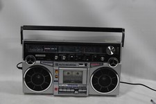 Toshiba RT-200S Portable Stereo Radio/Tape/AUX IN -Vintage Boombox GhettoBlaster