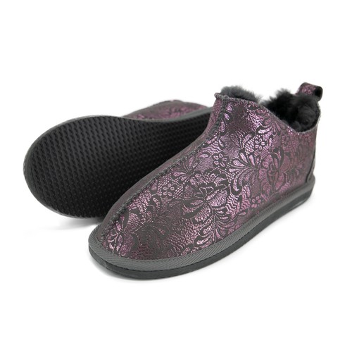 Damen Lammfell Hausschuhe Angel Fellschuhe echt Schaffell Schuhe Lederschuhe - Bild 13 von 18