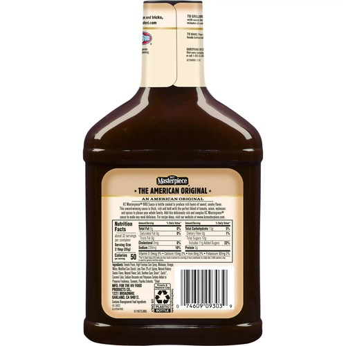 KC Masterpiece Original BBQ-Sauce, Wasserkocher gekocht glutenfrei, 40 Unzen (8er-Pack) - Bild 10 von 24