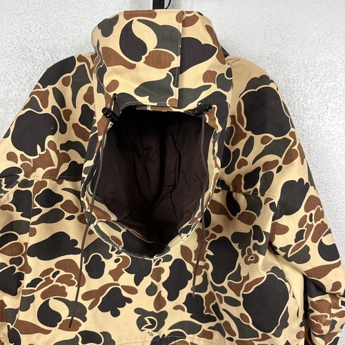 Vintage Duck Camo Goretex Hunting Jacket 10X Men's Medium Long - FITS LARGE - Picture 4 of 11
