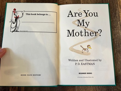 Are You My Mother? by P. D. Eastman, 1960 Book Club Edition, Like New - Bild 7 von 9