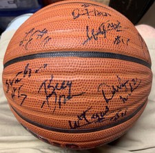 Billy Donovan Florida +7 Gators Signed Wilson Basketball NCAA NBA 2010