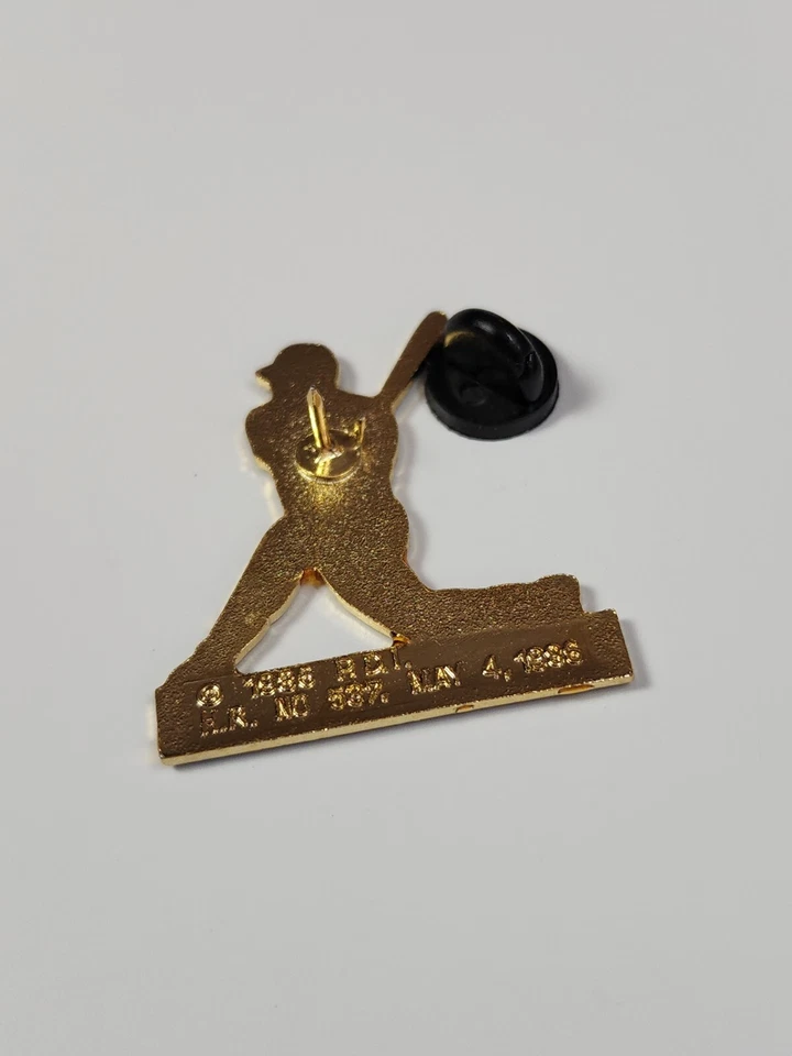 Reggie Jackson 1986 Souvenir Pin Home Run NO 537 MAY 4, 1986 LA Angels - Image 4 of 4