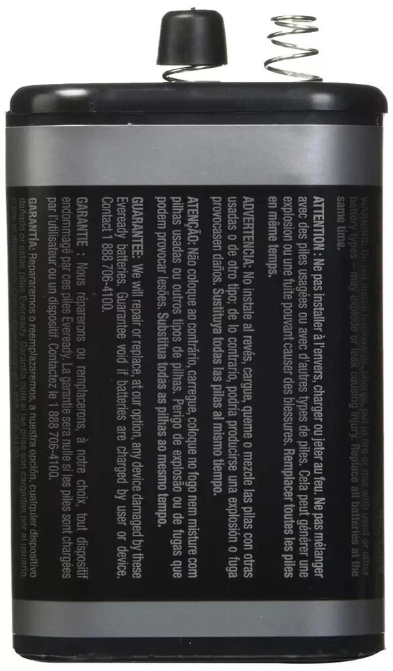 EVEREADY 6V Battery, Super Heavy Duty 6 Volt Battery, 1 Count - Image 3 of 4