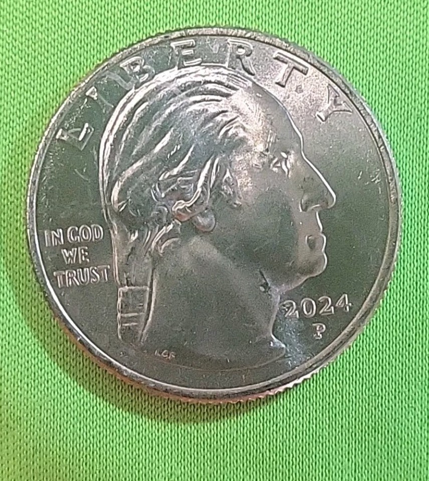 2024 P Patsy Takemoto Mink Quarter NEW MAJOR ERROR! "Accented" HAIR