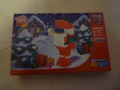 Block Tech festlicher Spaß Weihnachten Weihnachtsmann Set 40-teilig Bausätze