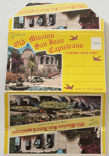 VTG SOUVENIR CA MISSION SAN JUAN CAPISTRANO HISTORY