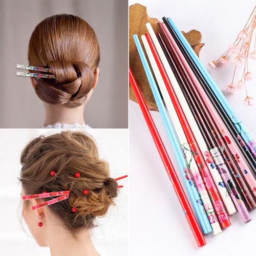  CHINESISCHE/JAPANISCHE HAARSTÄBCHEN, HAARHACKENSTAB, HAARNADEL, HAARSPANGE NEU - Bild 1 von 2