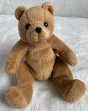 TY Beanie Baby - 7" DEKE the Bear **Hockey puck Missing**