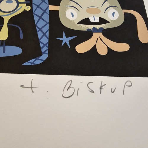 Tim Biskup 2003 War Party Screen Print – Signed & Numbered /150 – HTF - Picture 14 of 16