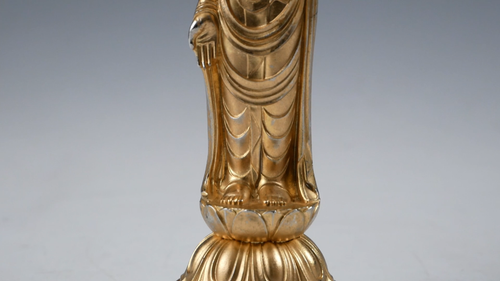 Japanese Buddhism -Shou kannon BOSATSU- High Quarity Figure 秀雲 - Video 1 of 1