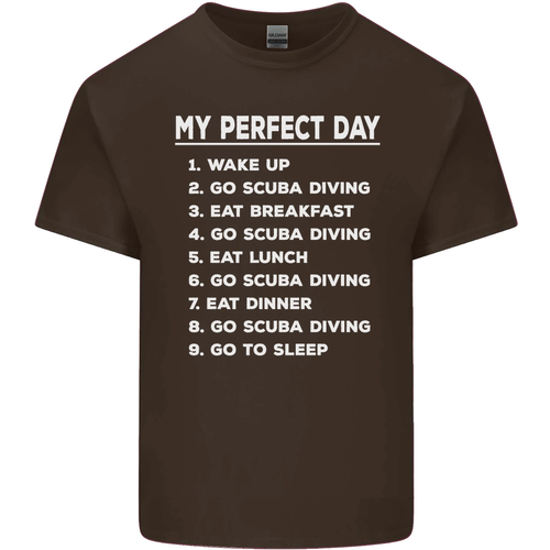 My Perfect Day Scuba Diving Diver Dive Kids T-Shirt Boys Girls - Picture 6 of 67